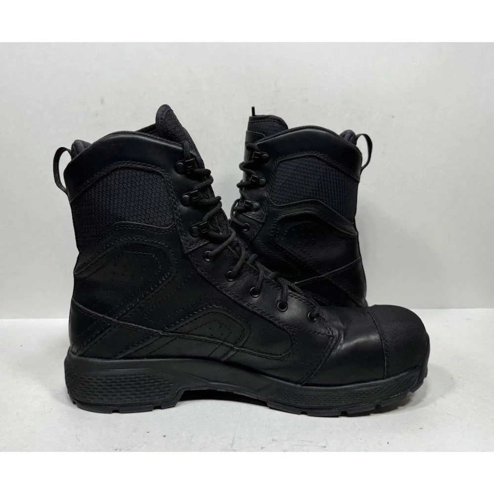 Red Wing Exos Lite 2455 Black Work‎ Boots Safety Toe Men's Size 12 D Waterproof